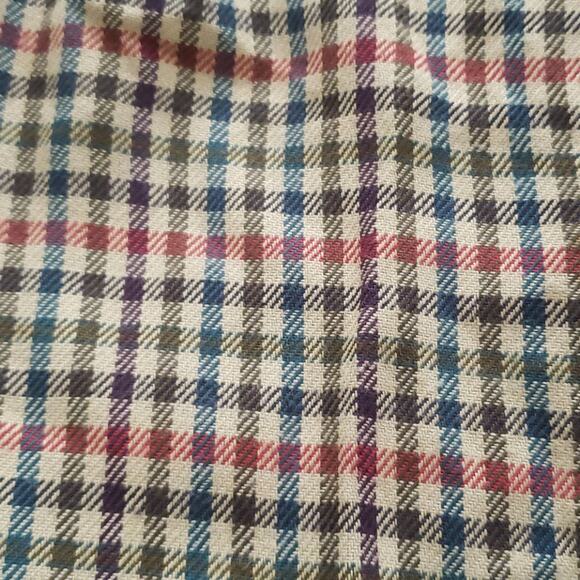 Vintage Plaid Button Front Skirt Size 10 - Picture 4 of 8